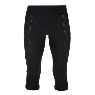 Men's 3/4 running leggings Kilpi TERRY-M black