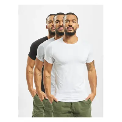 DEF Weary 3-pack t-shirts blk/gry/wht