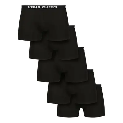 Organic Boxer Shorts 5-Pack blk+blk+blk+blk+blk