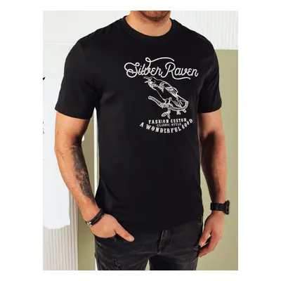 Men's T-shirt with black Dstreet print