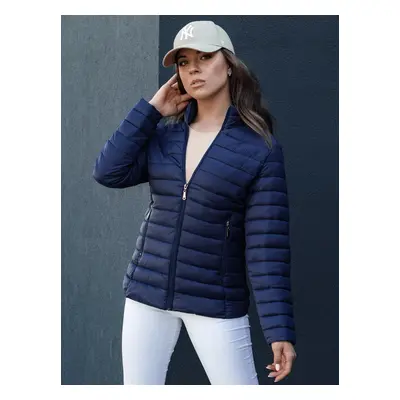 Quilted women's jacket CRIMSON dark blue Dstreet