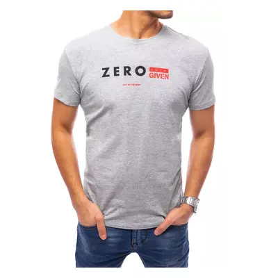 Light grey men's T-shirt Dstreet