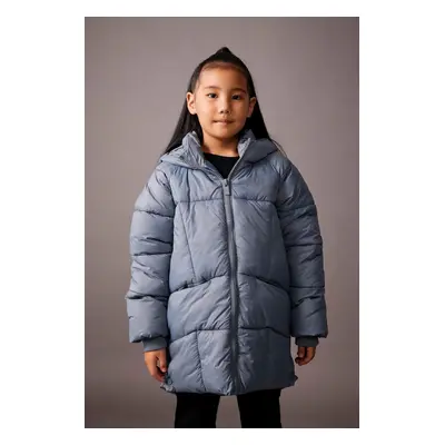 DEFACTO Girl's Water Repellent Hooded Coat