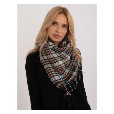 Women's checkered scarf