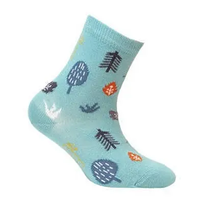 Gatta G44.01N Cottoline girls' socks patterned turquoise