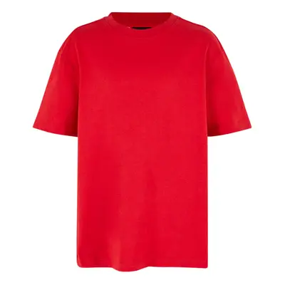 Children's T-shirt Heavy Oversize - red