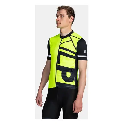 Men's cycling jersey Kilpi CAVALET-M Yellow