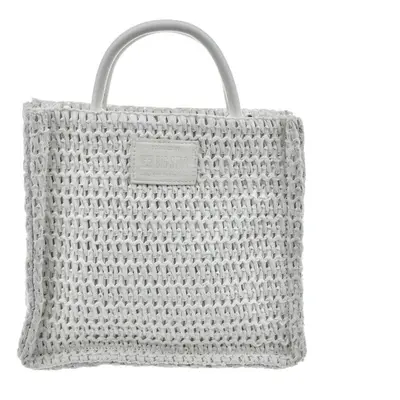 Big Star Woven Handbag White