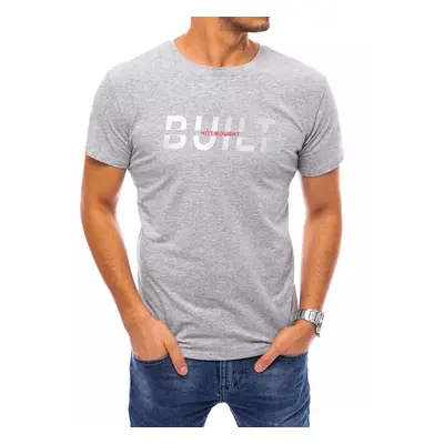 Light grey men's T-shirt Dstreet