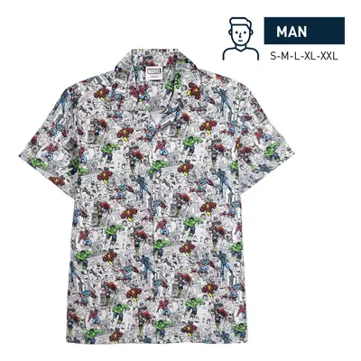 SHORT SHIRT POPELIN MARVEL