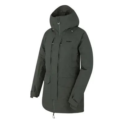 Women's hardshell jacket HUSKY Nigalo dk. Grey Green