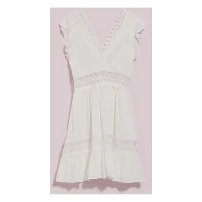 WOMEN'S DRESS L-SU-4045 WHITE