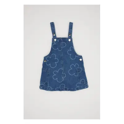 DEFACTO Baby Girl Floral Jean Overalls