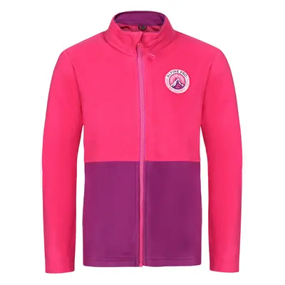 Kids fleece sweatshirt ALPINE PRO SIUSO cabaret