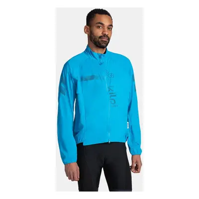 Men cycling jacket KILPI RAINAR-M Blue