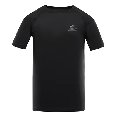 Men's functional T-shirt with cool-dry ALPINE PRO BOND black