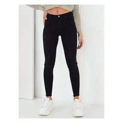 TRIDA Women's Denim Pants Black Dstreet