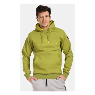 Men's cotton hooded sweatshirt Kilpi TOMAR-M Green