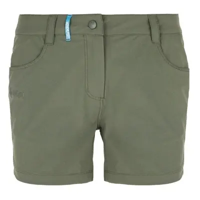 Women's lightweight outdoor shorts Kilpi BREE-W khaki