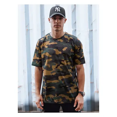 Men's Khaki Camouflage T-Shirt Dstreet