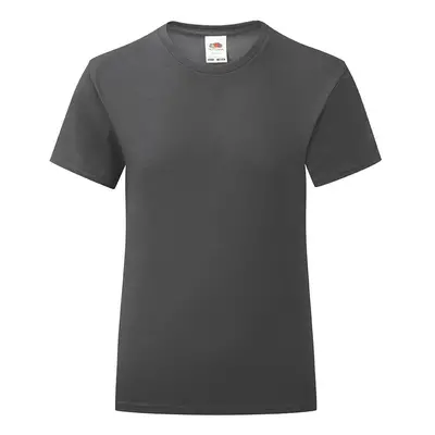 Iconic Fruit of the Loom Graphite T-shirt