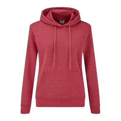 Czerwona bluza z kapturem Hooded Sweat Fruit of the Loom