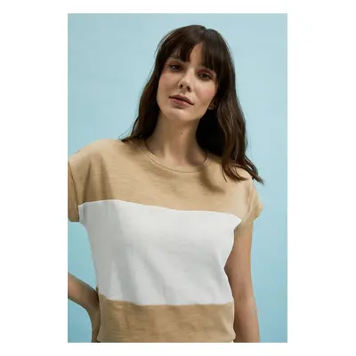 Women's T-shirt MOODO - beige