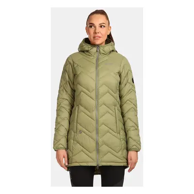 Women's winter coat Kilpi LEILA-W Green