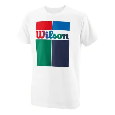 Dětské tričko Wilson Competition B Crew Tech Tee White