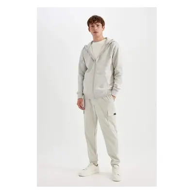 A6209AX/GR437 Defacto Men's Tracksuit Bottom STONE