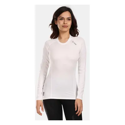 Women's functional long-sleeved T-shirt Kilpi SPOLETO-W White