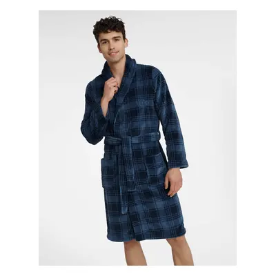 Uranium bathrobe 40986-59X Navy Blue