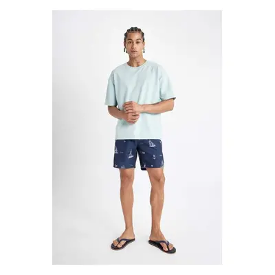 DEFACTO Regular Fit Patterned Beach Shorts