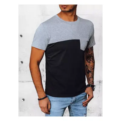 Men's Light Grey Basic T-Shirt Dstreet