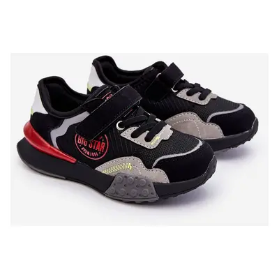 Kids Sneakers Memory Foam System Big Star LL374224 Black