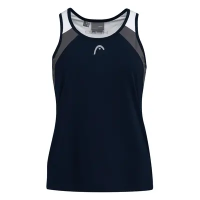 Dívčí tílko Head Club Tank Top Girls Dark Blue cm