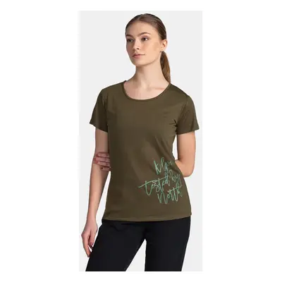 Women's technical T-shirt KILPI GAROVE-W Dark green