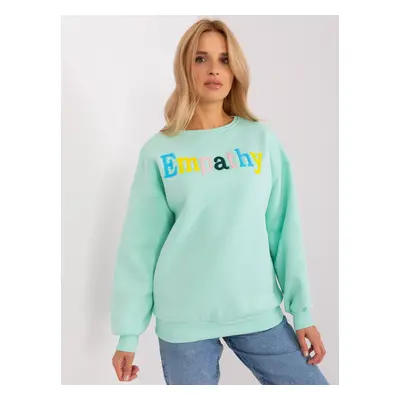 Women's mint hoodie