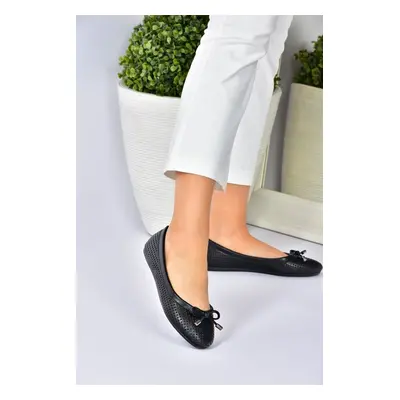 Fox Shoes Black Women's Daily Flat Flats