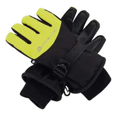 Children's gloves with ptx membrane ALPINE PRO LORDO sulphur spring