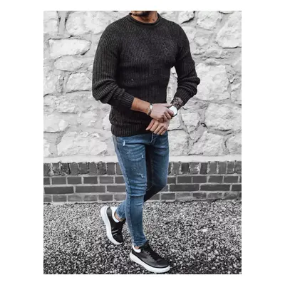 Men's Dark Grey Dstreet Sweater