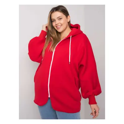 Oversized Ella Red Hoodie