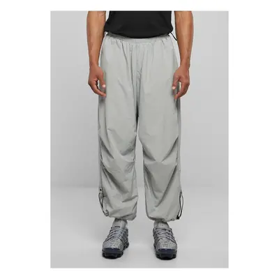 Nylon parachute pants made of light asphalt