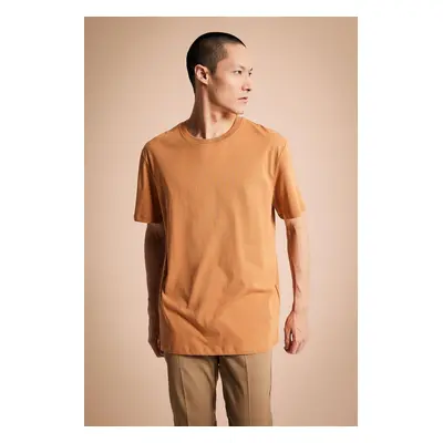 DEFACTO New Regular Fit Crew Neck Short Sleeve 100% Cotton Basic T-Shirt