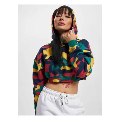 Women's crop sweatshirt HideMe Hoody colorful