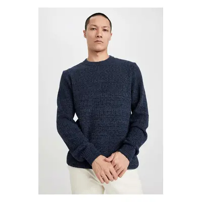 DEFACTO Standard Fit Crew Neck Knitwear Sweater