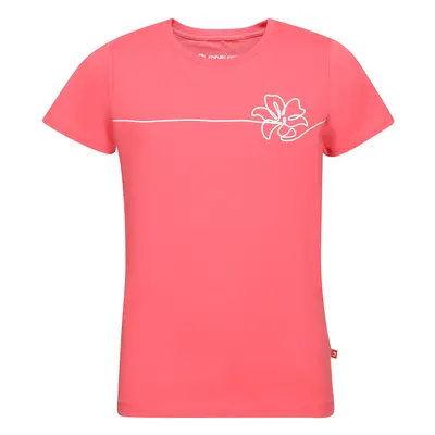 Children's cotton T-shirt ALPINE PRO RENFO calypso coral variant pa