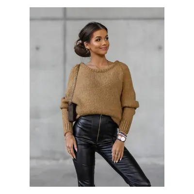 Caramel sweater Cocomore cmgA746.ltcamel