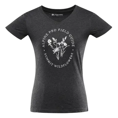 Women's quick-drying T-shirt ALPINE PRO NEGA black variant pa