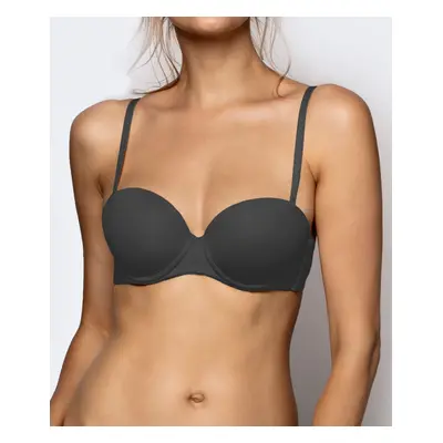 Women's bra Balconette ATLANTIC - dark gray